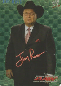 WWE Smackdown Tesla 2004 Trading Cards Jim Ross Foil No.11