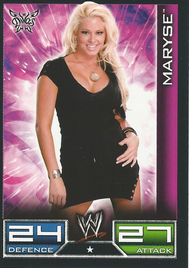 WWE Topps Slam Attax 2008 Trading Cards Maryse No.139