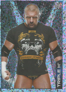 WWE Topps A-Z Sticker Collection 2014 Triple H Foil No.139