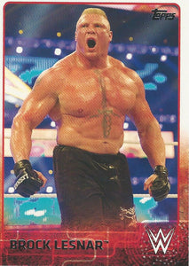 WWE Topps 2015 Trading Card Brock Lesnar No.13