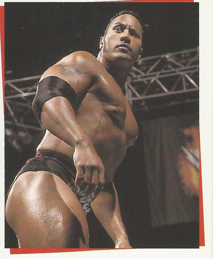 WWF Smackdown Stickers 2000 The Rock No.13