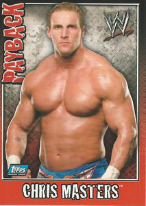 WWE Topps Payback 2006 Trading Card Chris Masters No.13