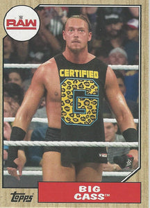 WWE Topps Heritage 2017 Trading Cards Big Cass No.13