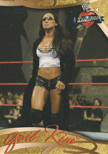 WWE Fleer Divas 2005 Trading Cards Gail Kim No.13