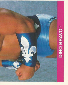 WWF Merlin Sticker Collection 1990 Dino Bravo No.13