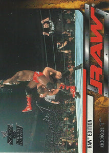 WWE Fleer Raw vs Smackdown Trading Card 2002 Booker T No.13