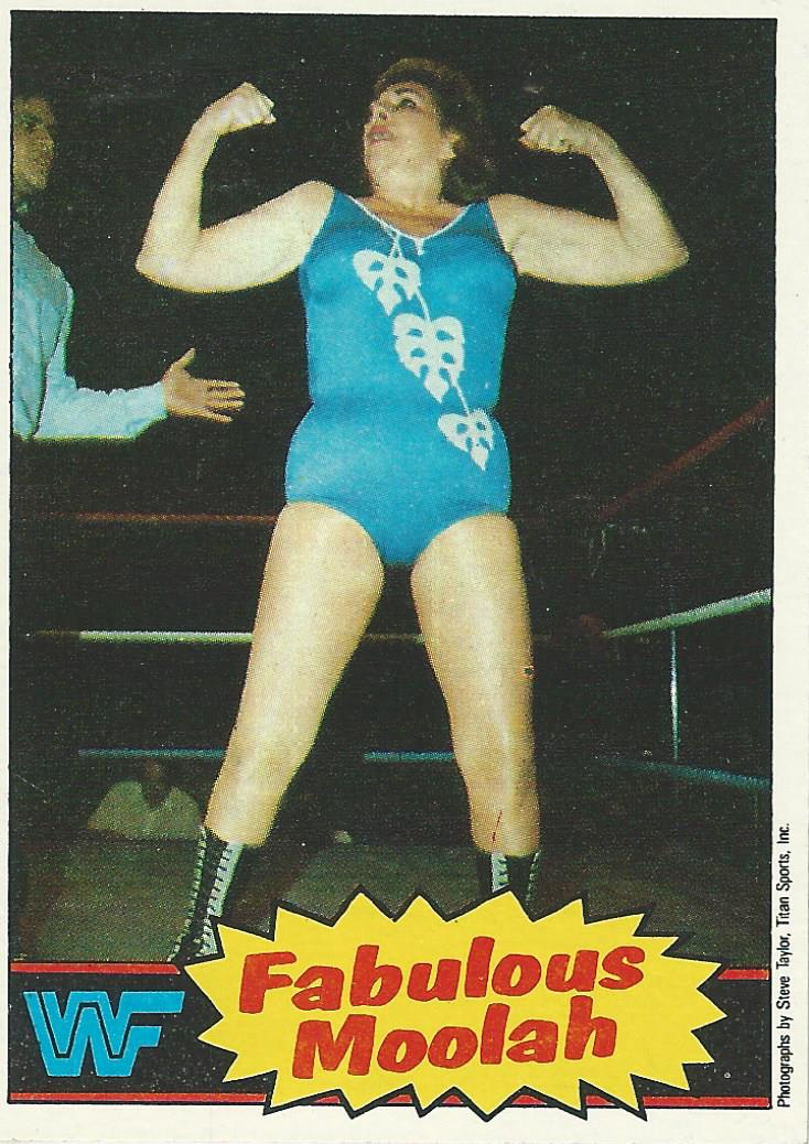 WWF Topps Wrestling Cards 1985 Fabulous Moolah No.13