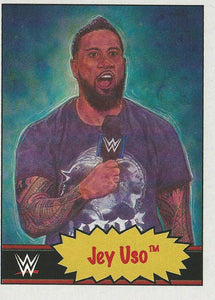 WWE Topps Living Set Trading Cards 2021 Jey Uso No.13