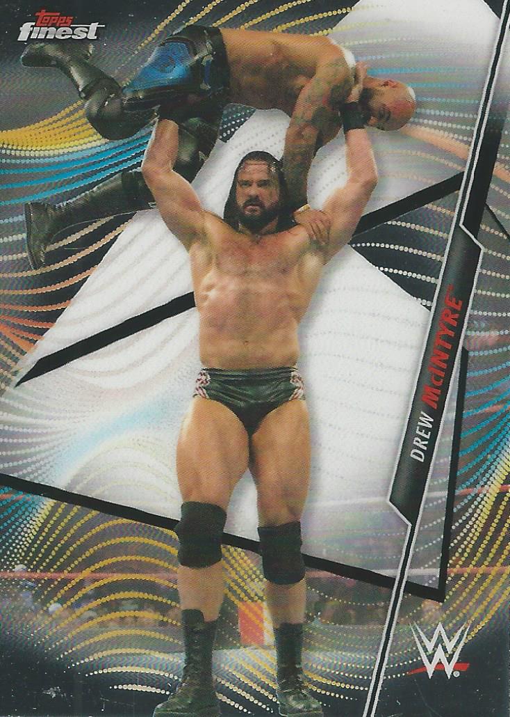 WWE Topps Finest 2020 Trading Card Drew McIntyre No.13