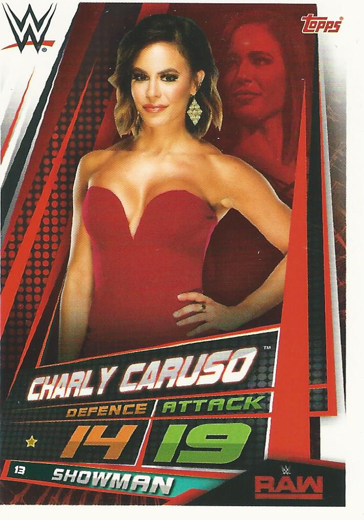 WWE Topps Slam Attax Universe 2019 Trading Card Charly Caruso No.13