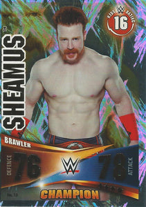 WWE Topps Slam Attax Rivals 2014 Trading Card Sheamus Champion No.13