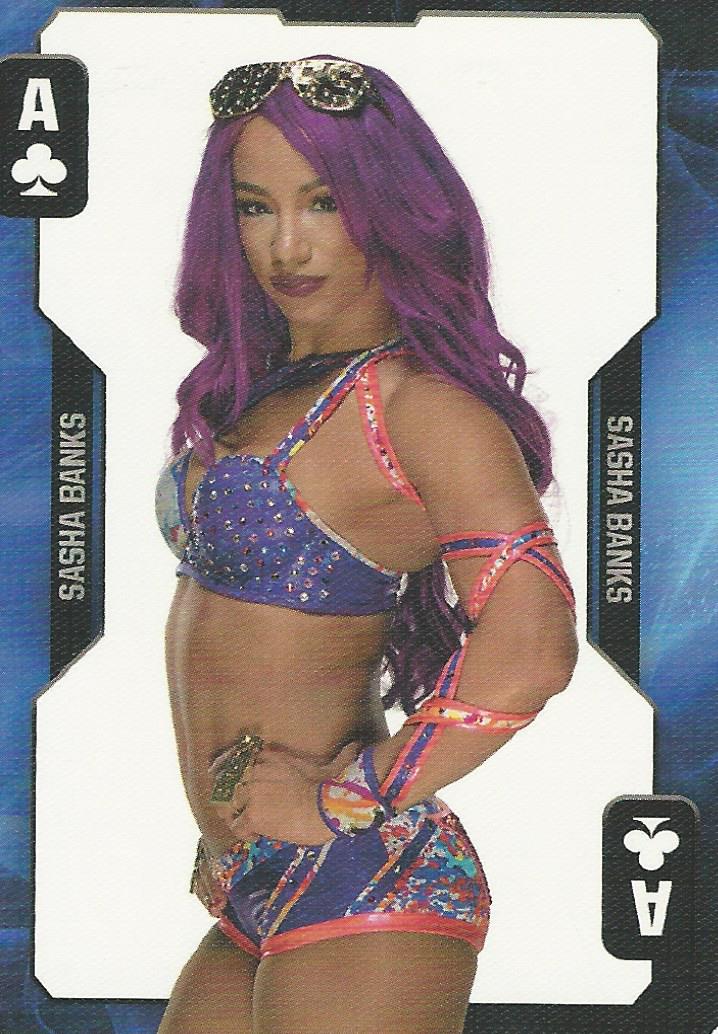 WWE Evolution Playing Cards 2019 Sasha Banks
