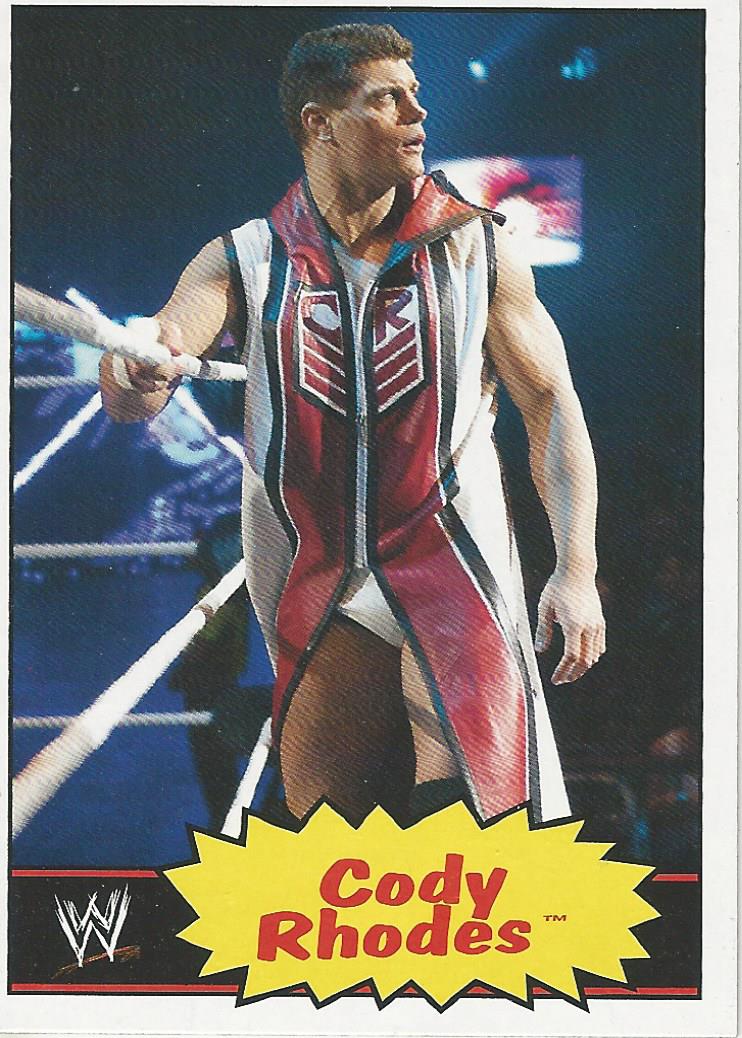WWE Topps Heritage 2012 Trading Cards Cody Rhodes No.13