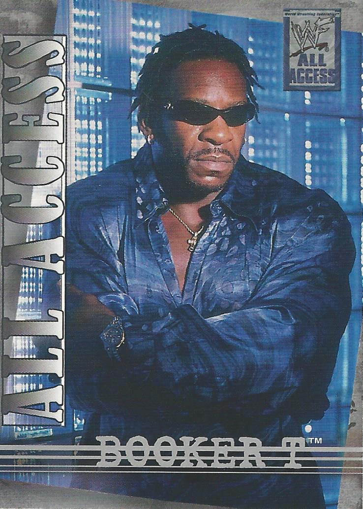 WWF Fleer All Access Trading Cards 2002 Booker T No.13