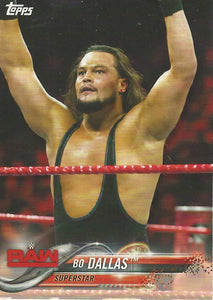 WWE Topps 2018 Trading Cards Bo Dallas No.13