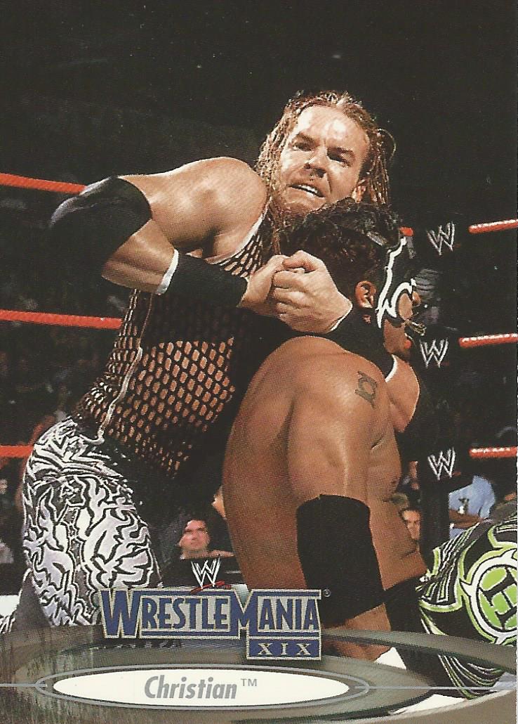 WWE Fleer Wrestlemania XIX Trading Cards 2003 Christian No.13