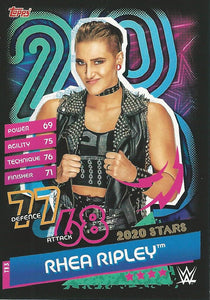 WWE Topps Slam Attax Reloaded 2020 Trading Card Rhea Ripley T13