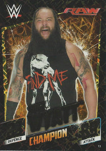 WWE Topps Slam Attax 2015 Then Now Forever Trading Card Bray Wyatt Champion No.13