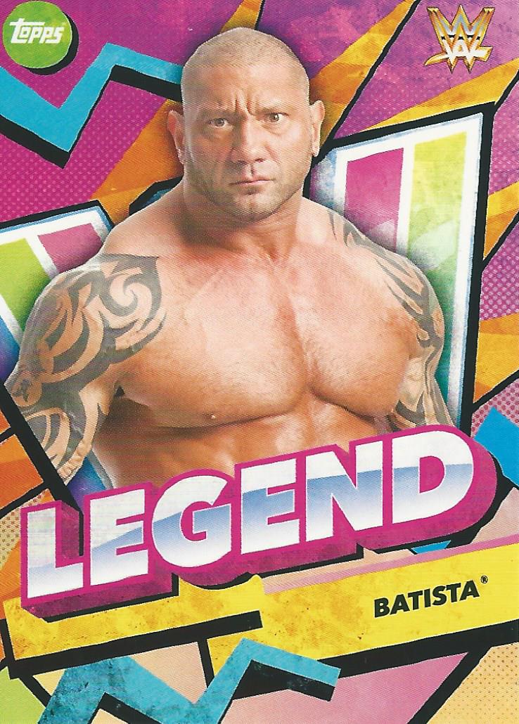 Topps WWE Superstars 2021 Trading Cards Batista No.140