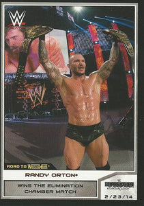 WWE Topps Road to Wrestlemania 2014 Trading Card Randy Orton No.80
