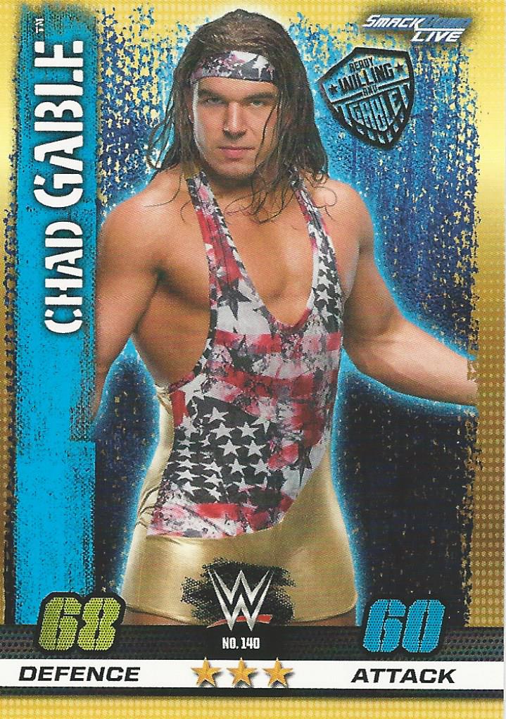 WWE Topps Slam Attax 10th Edition Trading Card 2017 Chad Gable No.140