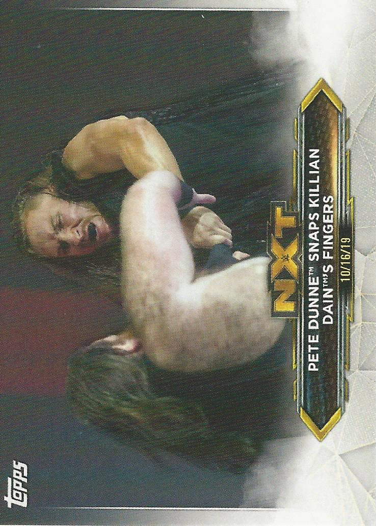 WWE Topps NXT 2020 Trading Cards Pete Dunne No.40