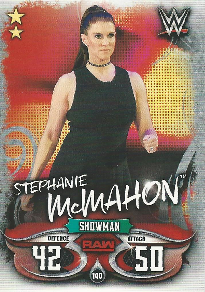 WWE Topps Slam Attax Live 2018 Trading Card Stephanie McMahon No.140