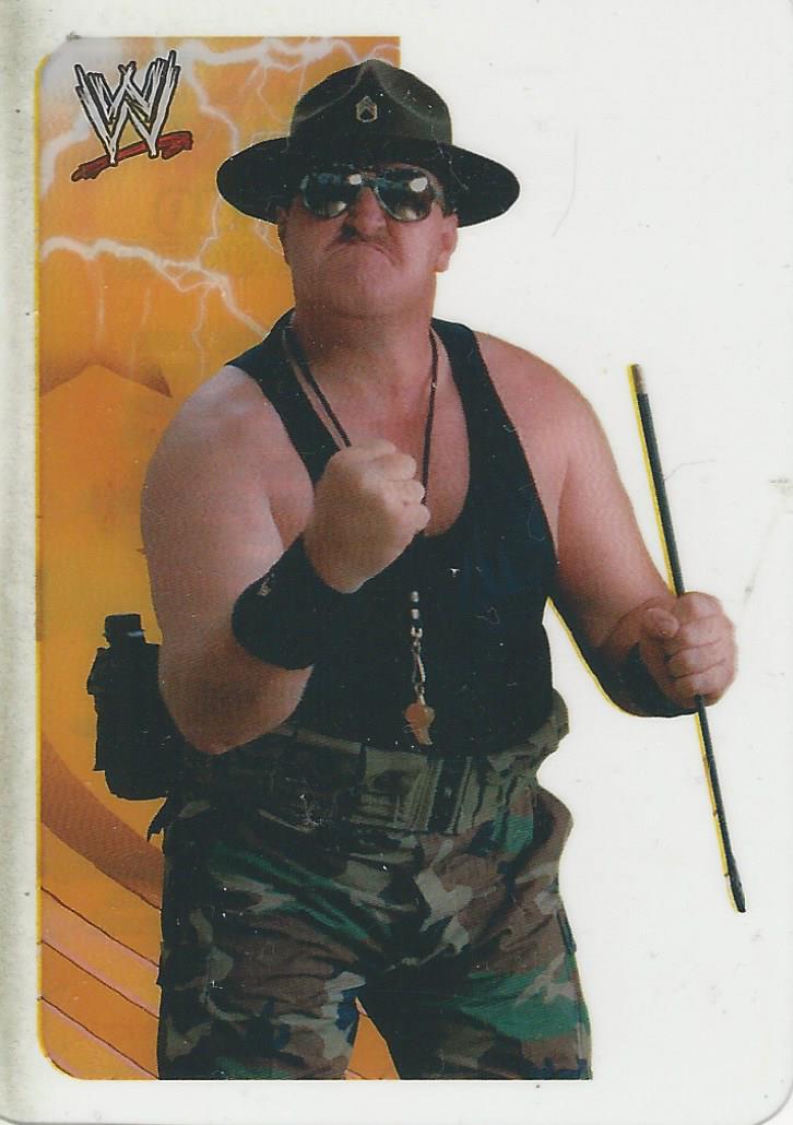 WWE Edibas Lamincards 2005 Sgt Slaughter No.140