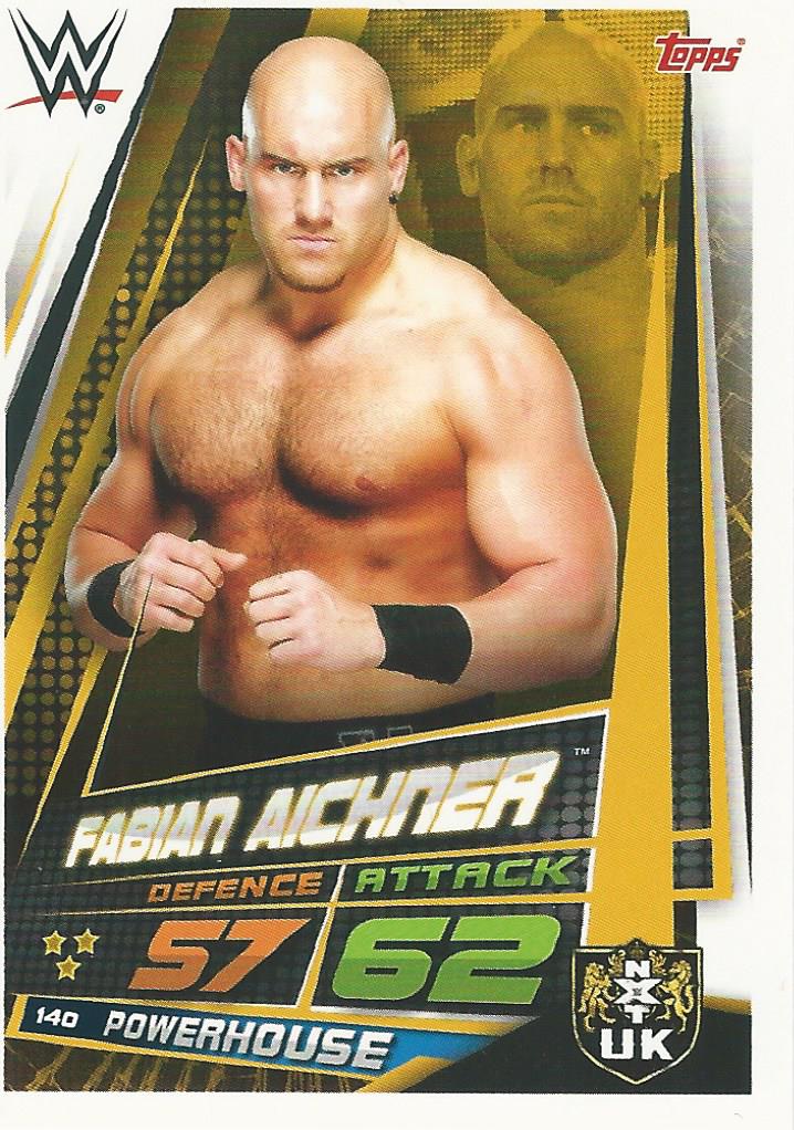 WWE Topps Slam Attax Universe 2019 Trading Card Fabian Aichner No.140