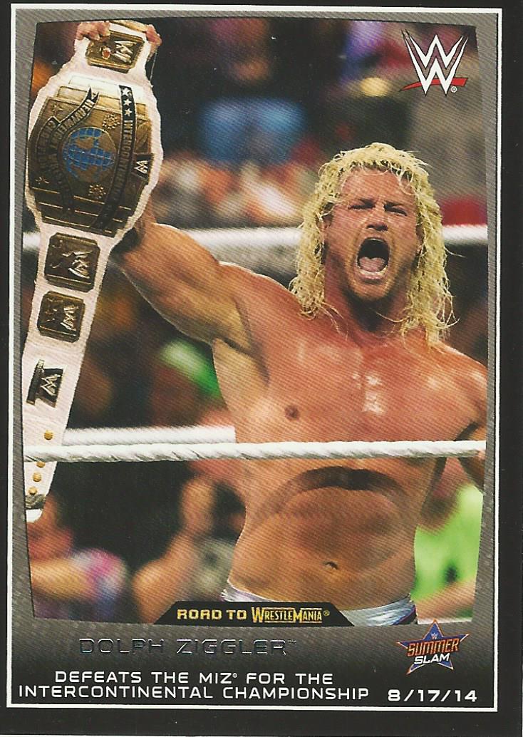 WWE Topps Road to Wrestlemania 2015 Trading Cards Dolph Ziggler No.40