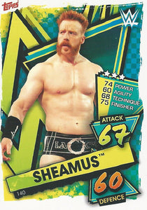 WWE Topps Slam Attax 2021 Trading Card Sheamus No.140