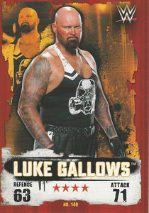 WWE Topps Slam Attax Takeover 2016 Trading Card Luke Gallows No.140