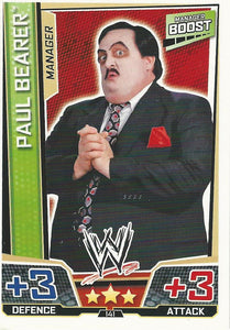 WWE Slam Attax Superstars 2013 Trading Card Paul Bearer No.141