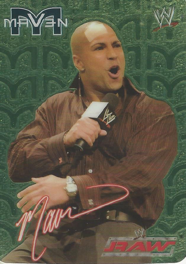 WWE Smackdown Tesla 2004 Trading Cards Maven Foil No.15