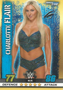 WWE Topps Slam Attax 10th Edition Trading Card 2017 Charlotte Flair No.141