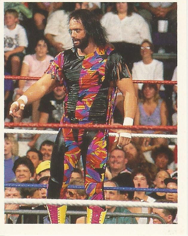 WWF Merlin Stickers 1992 Macho Man Randy Savage No.141