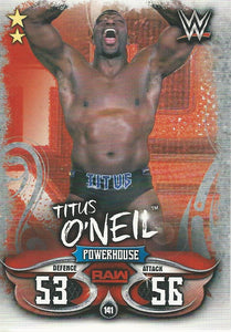 WWE Topps Slam Attax Live 2018 Trading Card Titus O'Neil No.141