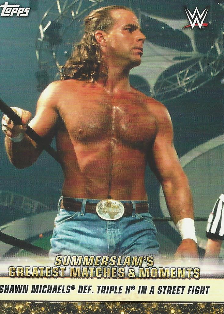 WWE Topps Summerslam 2019 Trading Card Shawn Michaels GM-21