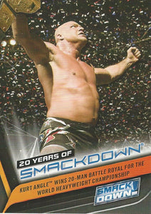 WWE Topps Smackdown 2019 Trading Cards Kurt Angle SD-21