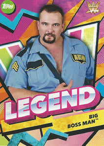 Topps WWE Superstars 2021 Trading Cards Big Boss Man No.141