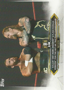 WWE Topps NXT 2020 Trading Cards Gallus No.42