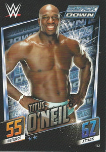WWE Topps Slam Attax 2015 Then Now Forever Trading Card Titus O'Neil No.142