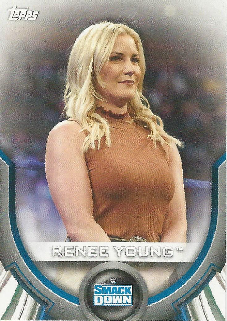 WWE Topps Women Division 2020 Trading Cards Renee Young RC-42