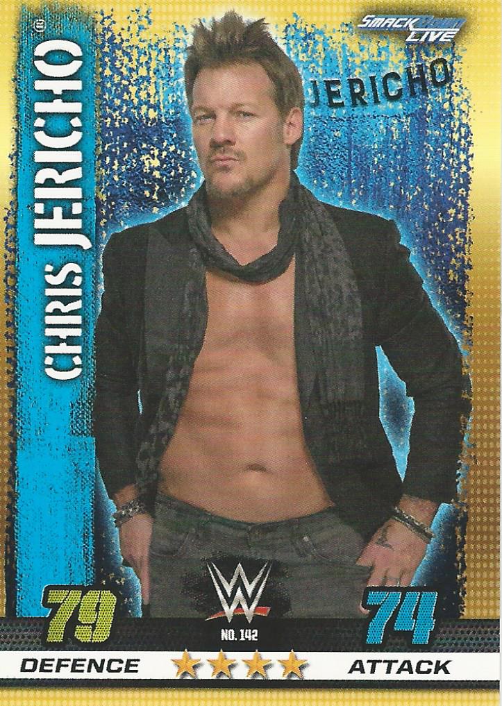 WWE Topps Slam Attax 10th Edition Trading Card 2017 Chris Jericho No.142