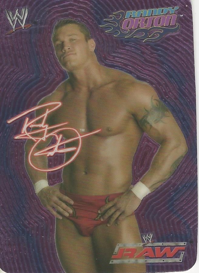 WWE Smackdown Tesla 2004 Trading Cards Randy Orton Foil No.17