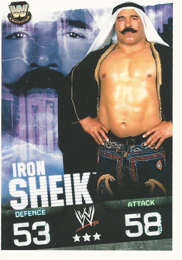 WWE Topps Slam Attax Evolution 2010 Trading Cards Iron Sheik No.142
