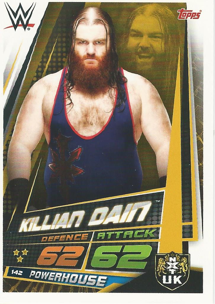 WWE Topps Slam Attax Universe 2019 Trading Card Killian Dain No.142