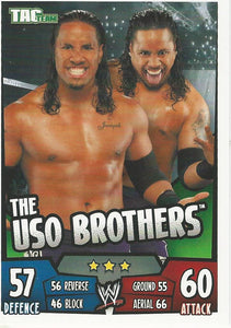 WWE Topps Slam Attax Rumble 2011 Trading Card Usos No.142