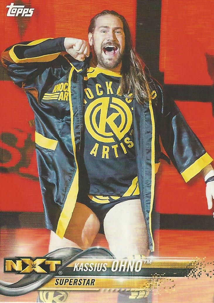 WWE Topps Then Now Forever 2018 Trading Cards Kassius Ohno No.142