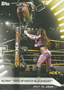 WWE Topps Women Division 2021 Trading Card Aliyah No.42